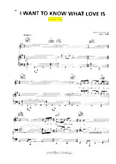 download the accordion score I want to know what love is (Interprètes : Foreigner) (Slow) in PDF format