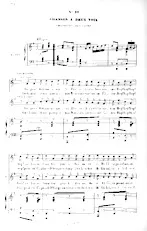 télécharger la partition d'accordéon Chanson à deux voix : Le picotin (De la cigale et la fourmi) (Pour Piano) au format PDF