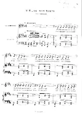 descargar la partitura para acordeón De mon temps (De l'Opérette : Ta Bouche) en formato PDF