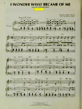 scarica la spartito per fisarmonica I wonder what became of me (Du Film : St Louis Man) (Chant : Sylvia McNair) (Slow) in formato PDF