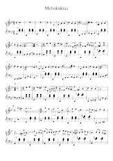 télécharger la partition d'accordéon Metsäkukkia (Chant : Anu Tuulos) au format PDF