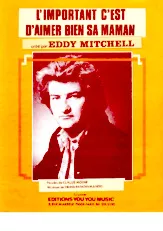 download the accordion score L'important c'est d'aimer bien sa Maman (Chant : Eddy Mitchell) in PDF format