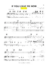 descargar la partitura para acordeón If you leave me now (Interprètres : Chicago) (Rumba) en formato PDF