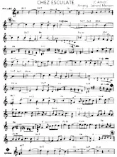 descargar la partitura para acordeón Chez Esculate (Arrangement : Gérard Merson) (Boléro) en formato PDF