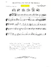 télécharger la partition d'accordéon I'm sitting on top of the world (Chant : Al Jolson) (Swing Fox-Trot) au format PDF