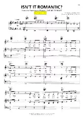 télécharger la partition d'accordéon Isn't it romantic (Du Film : Love me tonight) (Chant : Ella Fitzgerald) (Slow) au format PDF