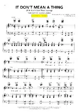 descargar la partitura para acordeón It don't mean a thing (if it ain't got that swing) (Du Film : Sophisticated ladies) (Chant : Louis Armstrong) (Charleston) en formato PDF