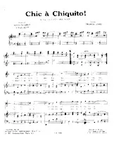 télécharger la partition d'accordéon Chic à Chiquito (Chant : Georges Guétary) (Latin Pop) au format PDF