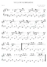 download the accordion score Yellow Submarine in PDF format