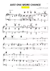télécharger la partition d'accordéon Just one more chance (Chant : Bing Crosby) (Slow Fox-Trot) au format PDF