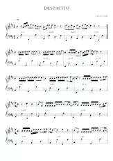 download the accordion score Despacito in PDF format