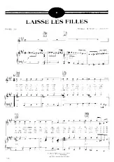 descargar la partitura para acordeón Laisse les filles (Rock and Roll) en formato PDF