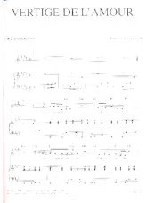 télécharger la partition d'accordéon Vertige de l'amour (Pop Rock) au format PDF