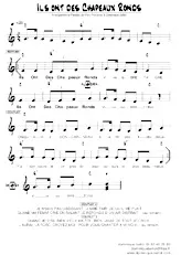 download the accordion score Ils ont des chapeaux ronds (Arrangement : Marc Provance et Dominique Bellot) (Danse Folklorique) in PDF format