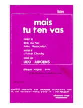 download the accordion score Mais tu t'en vas (Chant : Udo Jürgens) (Orchestration) (Boléro Calypso) in PDF format