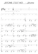 download the accordion score C'est moi Jérôme (Chant : C Jérôme) (Relevé) in PDF format