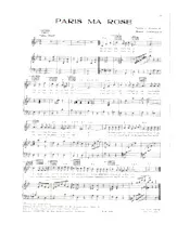 download the accordion score Paris ma rose (Chant : Serge Reggiani) (Valse) in PDF format