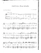 scarica la spartito per fisarmonica Sinfonia Inacabada (Symphonie Inachevée) (Arrangement pour accordéon de Mario Mascarenhas) in formato PDF