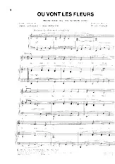 descargar la partitura para acordeón Où vont les fleurs (Where have all the flowers gone) (Slow) en formato PDF