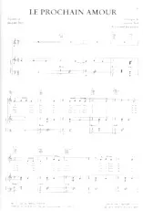 télécharger la partition d'accordéon Le prochain amour (Valse) au format PDF