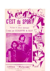 télécharger la partition d'accordéon C'est du sport (Créée par : Colette et Lily) (Polka) au format PDF