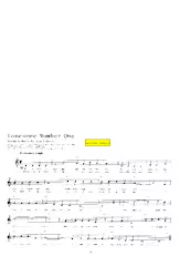télécharger la partition d'accordéon Lonesome number one (Quickstep Linedance) au format PDF