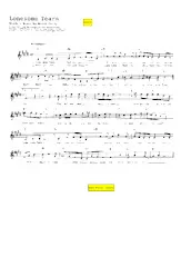 descargar la partitura para acordeón Lonesome tears (Boléro) en formato PDF