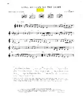 télécharger la partition d'accordéon Long as I can see the light (Interprètes : Creedence Clearwater Revival) (Slow) au format PDF