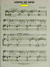 télécharger la partition d'accordéon Losing my mind (Du Film : Follies) (Chant : Bernadette Peters) (Slow) au format PDF