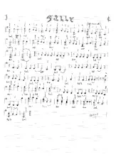 scarica la spartito per fisarmonica Sally (Partition Manuscrite) in formato PDF