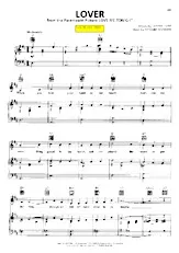 télécharger la partition d'accordéon Lover (Du Film : Love me tonight) (Chant : Tony Bennett) (Valse) au format PDF