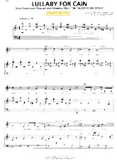 télécharger la partition d'accordéon Lullaby for Cain (Du Film : The talented Mr Ripley) (Chant : Sinéad O'Connor) (Slow) au format PDF