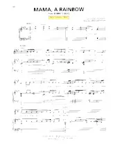 télécharger la partition d'accordéon Mama A rainbow (Du Film : Minnie's Boys) (Chant : Steve Lawrence) (Slow) au format PDF
