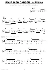 télécharger la partition d'accordéon Pour bien danser la polka au format PDF