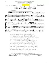 scarica la spartito per fisarmonica Midnight cowboy (Instrumentale) (Slow Rock) in formato PDF