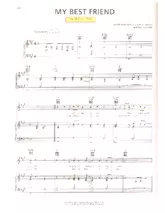 télécharger la partition d'accordéon My best friend (Chant : Tim McGraw) (Slow) au format PDF