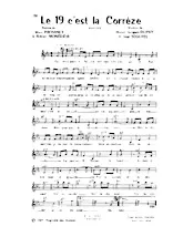 descargar la partitura para acordeón Le 19 c'est la Corrèze (Marche) en formato PDF