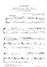 télécharger la partition d'accordéon Acapulco (De l'Opérette : Le chanteur de Mexico) (Chant : Luis Mariano) (Boléro Rumba) au format PDF