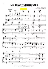 descargar la partitura para acordeón My heart stood still (Du Film : A Connecticut Yankee) (Chant : Ella Fitzgerald) (Slow) en formato PDF