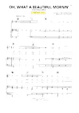 télécharger la partition d'accordéon Oh What a beautiful mornin' (Du Film : Oklahoma) (Chant : Frank Sinatra) (Valse) au format PDF