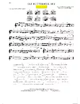 download the accordion score Ole buttermilk sky (Quickstep Linedance) in PDF format