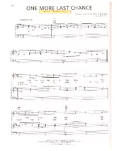 télécharger la partition d'accordéon One more last chance (Chant : Vince Gill) (Quickstep Linedance) au format PDF