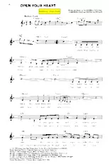 télécharger la partition d'accordéon Open your heart (Chant : Madonna) (Disco Rock) au format PDF
