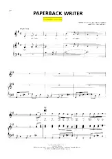 scarica la spartito per fisarmonica Paperback writer (Interprètes : The Beatles) (Disco Rock) in formato PDF