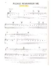 télécharger la partition d'accordéon Please remember me (Chant : Tim McGraw) (Rumba) au format PDF