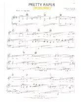 scarica la spartito per fisarmonica Pretty paper (Valse Boston) in formato PDF