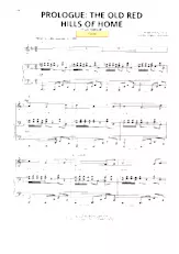 descargar la partitura para acordeón The old red hills of home (Prologue du Film : Parade) (Variété) en formato PDF