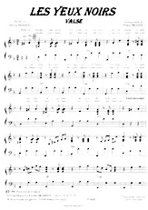 descargar la partitura para acordeón Les yeux noirs (Valse Tsigane) en formato PDF