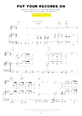 download the accordion score Put your records on (Chant : Corinne Bailey Rae) (Soul Rock) in PDF format