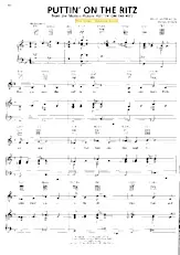 télécharger la partition d'accordéon Puttin' on the ritz (Chant : Fred Astaire) (Quickstep Foxtrot) au format PDF